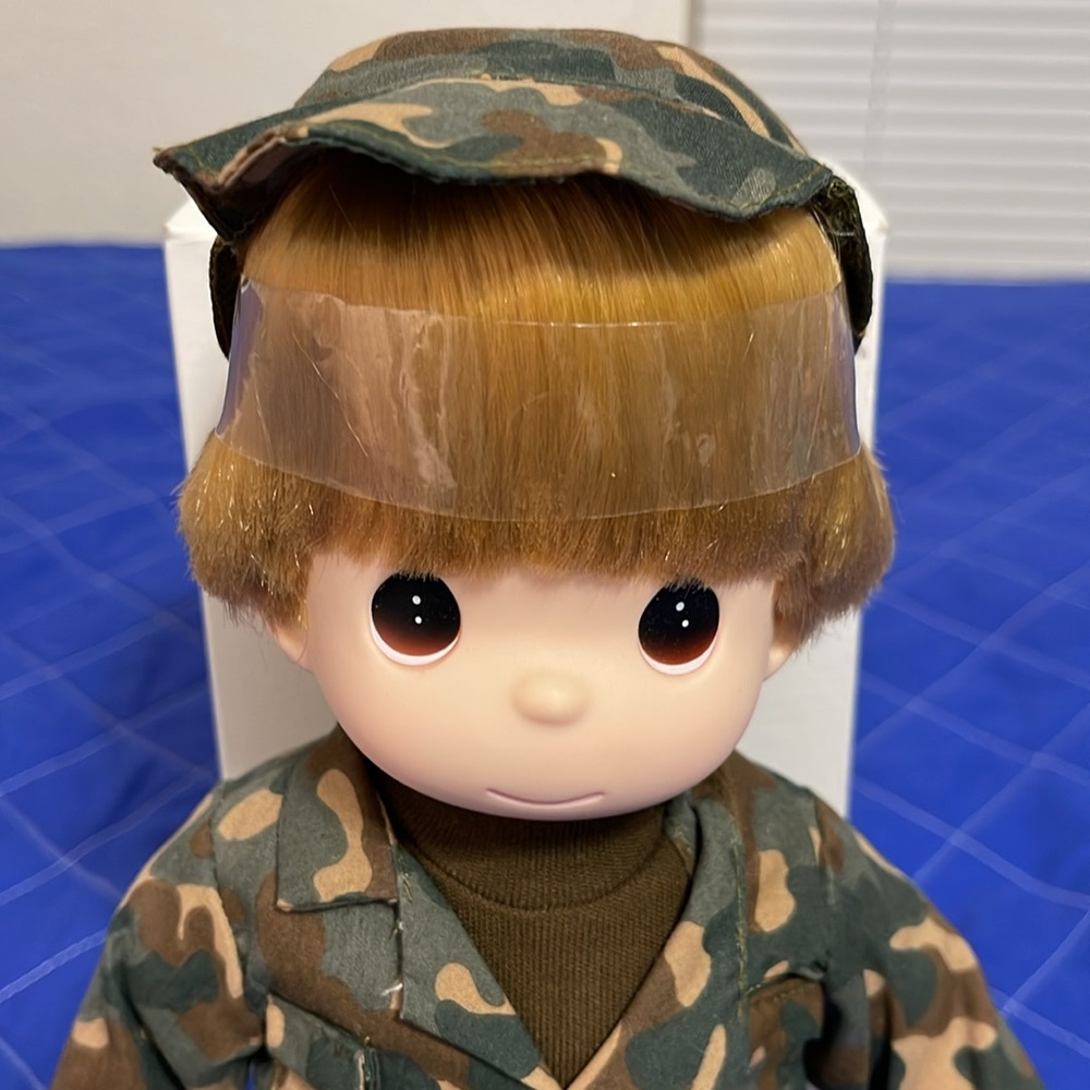Military Boy in Fatigues, vinyl doll - Picture 2 of 6